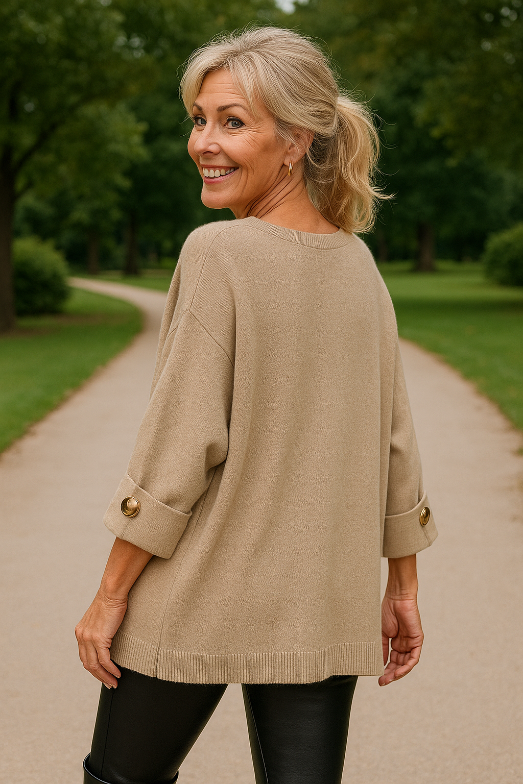 Danika | Sweater Blouse – Effortless Elegance, Everyday Comfort