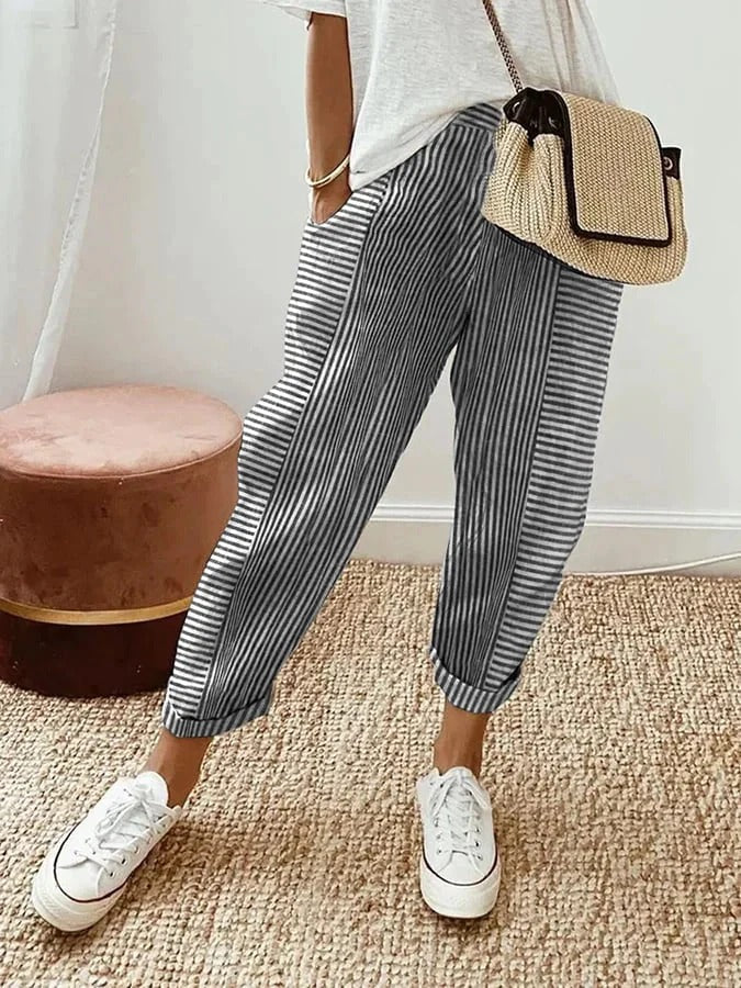 Lily - Striped Lily Pants