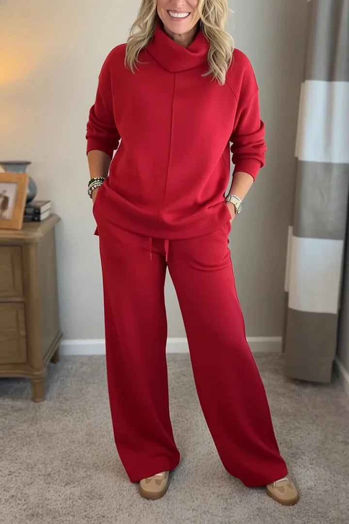 Colleen™ | Casual Turtle-neck 2 Piece